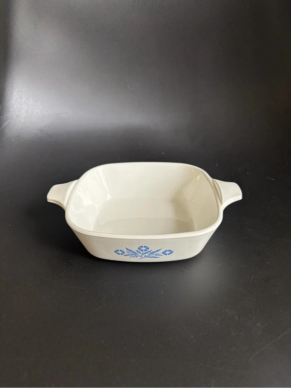Two Petite Pans by Corning in Cornflower Blue P-41, set of 2
